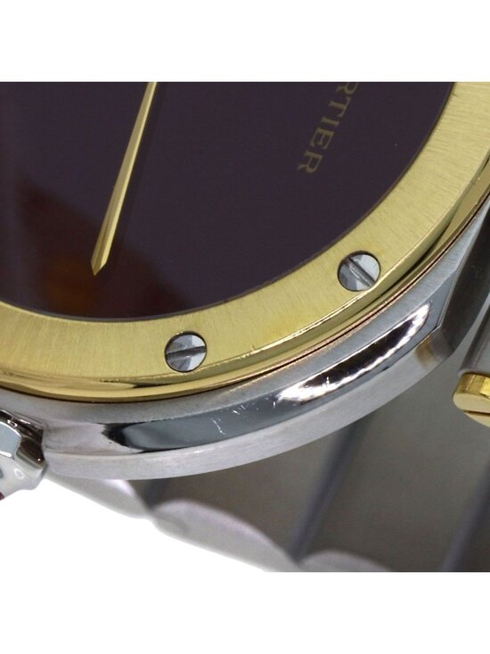 Cartier Santos Vendome LM Watch SS 18K Yellow Gold main image 8